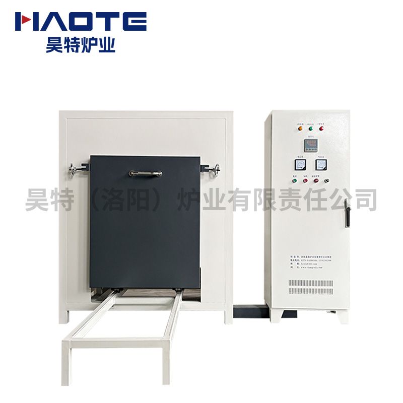 1000℃臺車爐600X600X600手動新配色分體